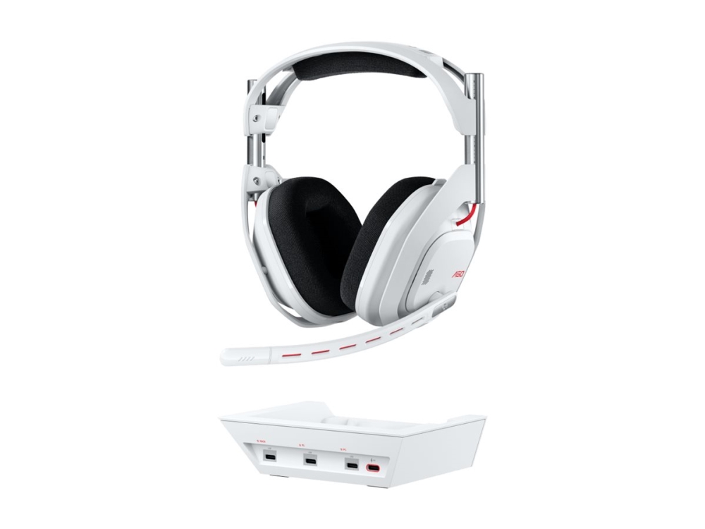 Logitech G Astro A50 - 5. Generation - Headset - Vollformat - Bluetooth / Lightspeed - Kabellos - Weiß