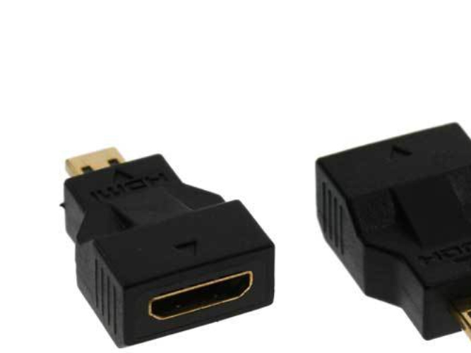 Inline Hdmi Adapter, Mini Hdmi C Buchse Auf Micro Hdmi D Stecker, 4K2k, Micro-Hdmi D Plug, Hdmi D, Schwarz