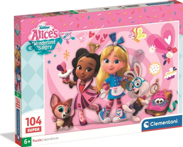 Clementoni Puzzle Super Magic Alice's Candy Shop 104 Teile (25046)