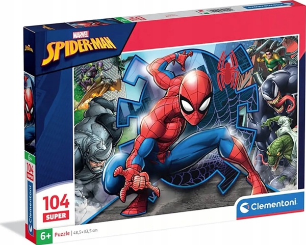 Clementoni puslespil Super Spider-Man 104 brikker (25044)