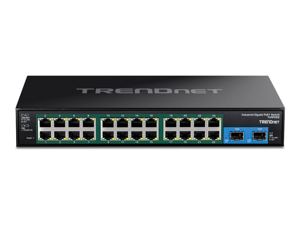 Trendnet Ti-Rp262, Unmanaged, Vollduplex, Power Over Ethernet (Poe), Rack-Einbau