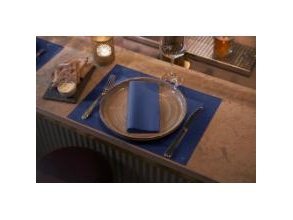 Tischuntersetzer Bio Dunicel 30 X 40 Cm Linnea Dunkelblau, 5Er Pack X 100 Stk/Karton