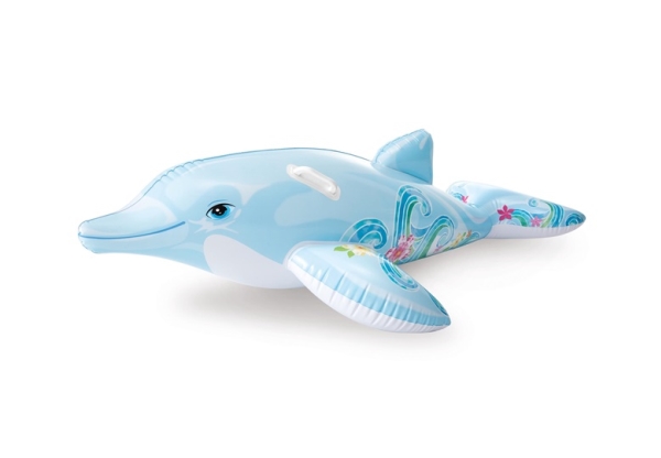 Intex Delfin Ride-On 175x66 cm | Utomhusleksaker - Glasögon & Dykmaske - Poolleksaker | GameStuff