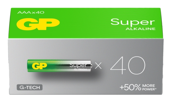 GP Super Alkaline - Batteri | EL Artiklar - Batteri - AAA-batterier | GameStuff