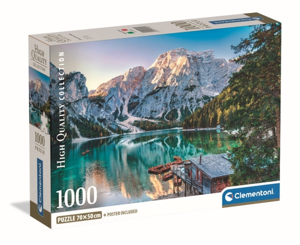 Puslespil Hqc Emerald Lake Braies, 1000 Brikker