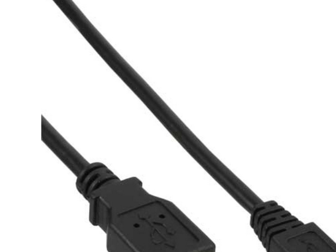 Inline 31720P, 2 M, Usb A, Micro-Usb B, Usb 2.0, Hanstik/Hanstik, Sort