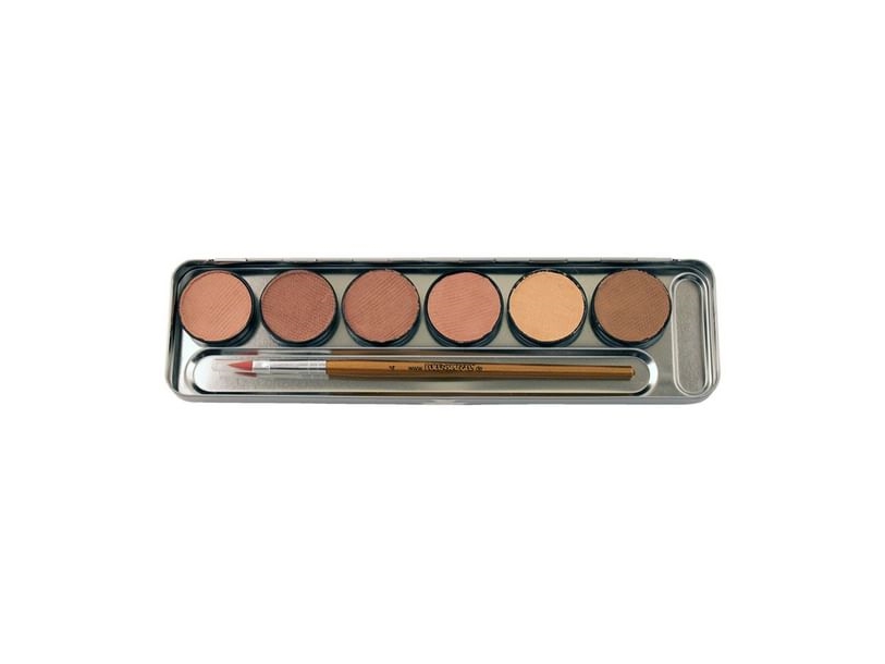 Eulenspiegel Hudfarve Makeup, 6 Farver