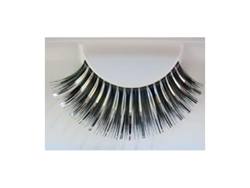 Schwarz / Silber, Wimpern