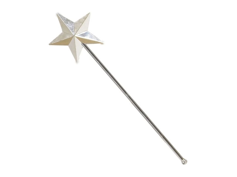 Fester Stab In Silber