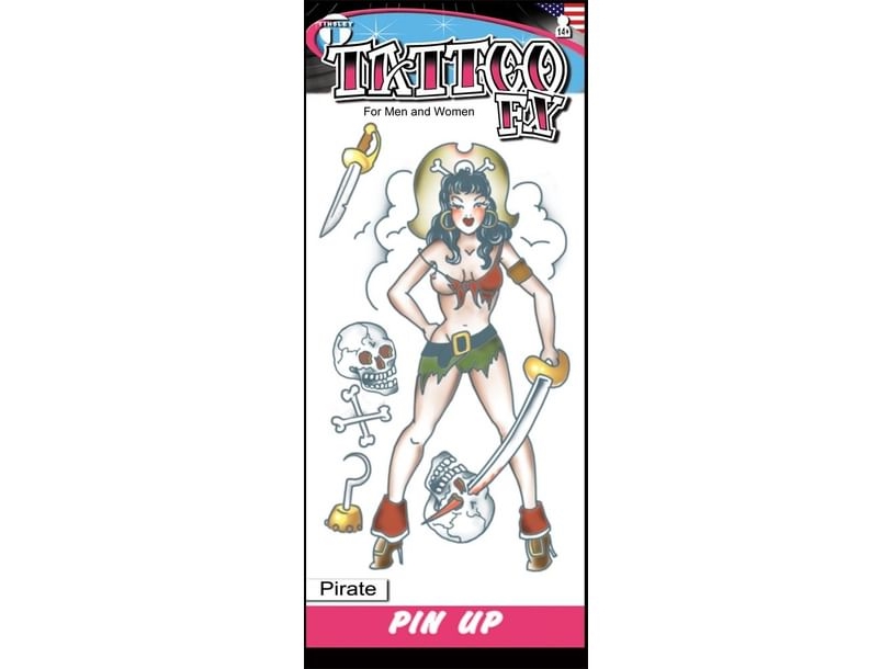 Piraten Pin-Up Tattoo