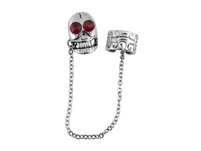 Totenkopf-Ohrring