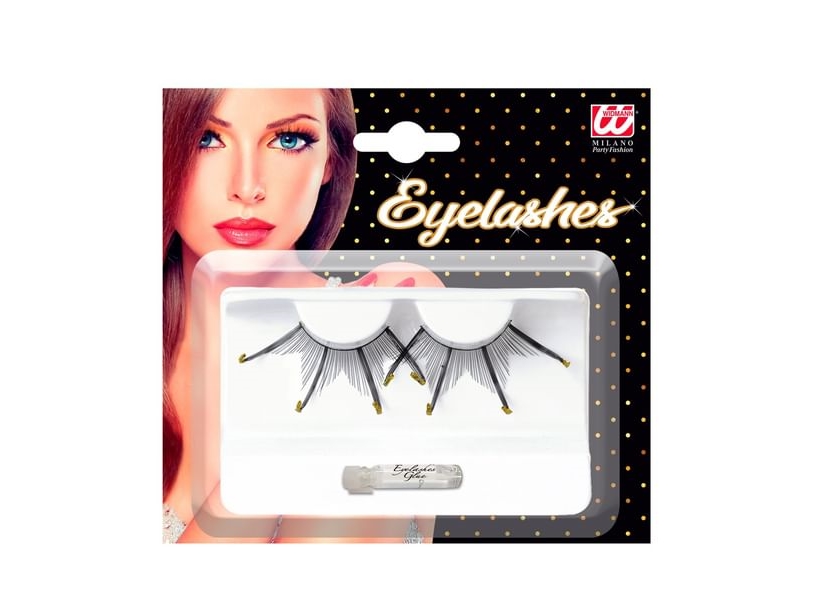 Maxi Spikes Mit Goldenen Wimpern