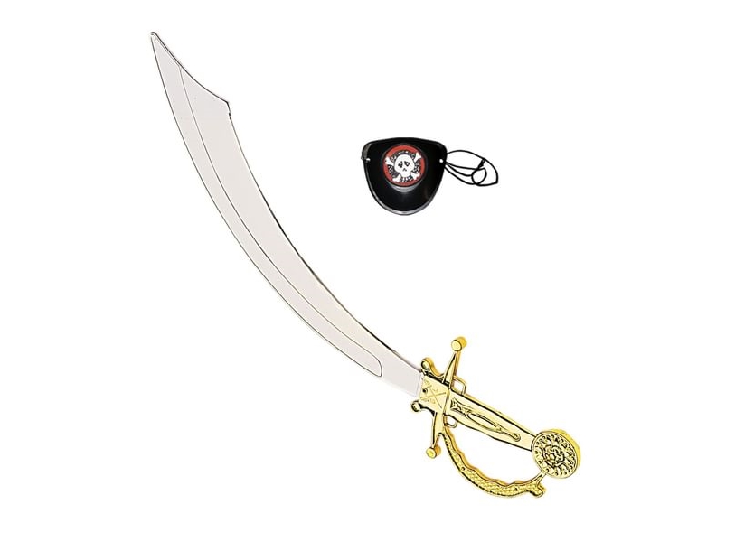 Piratsvärd med ögonlapp | Leksaker - Rollek - Kostym tillbehör | GameStuff