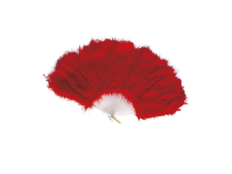 Roter Federfächer