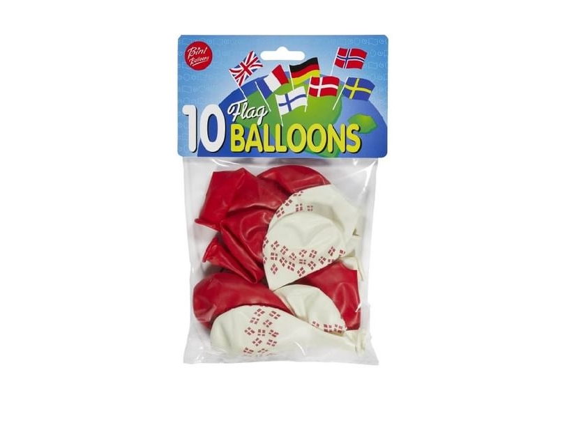 Danske flagballoner billede