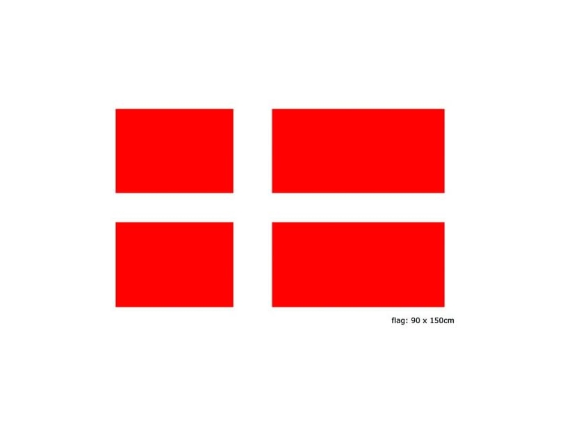 Flag Danmark, 90 x 150