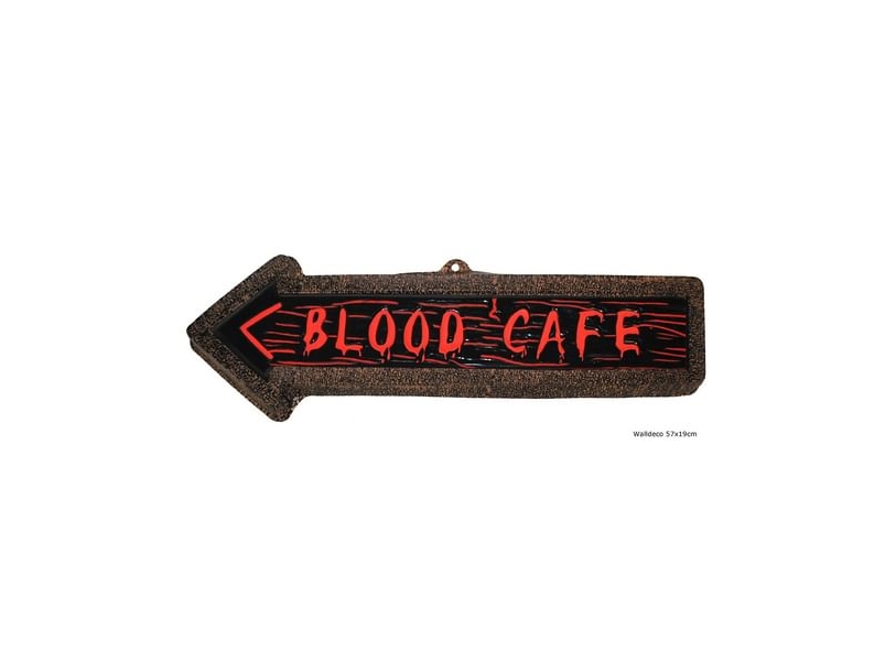 Blood Cafe Skilt