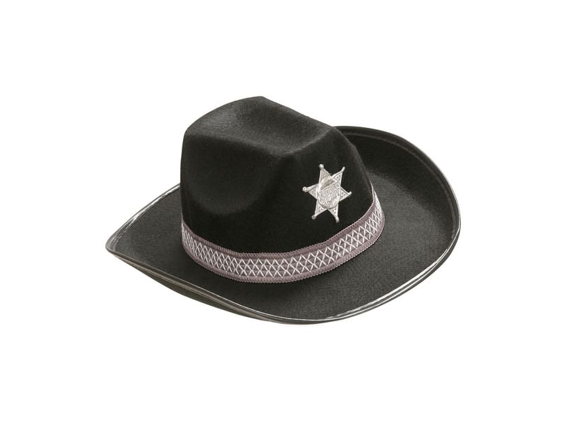 Sort Cowboyhat, barn