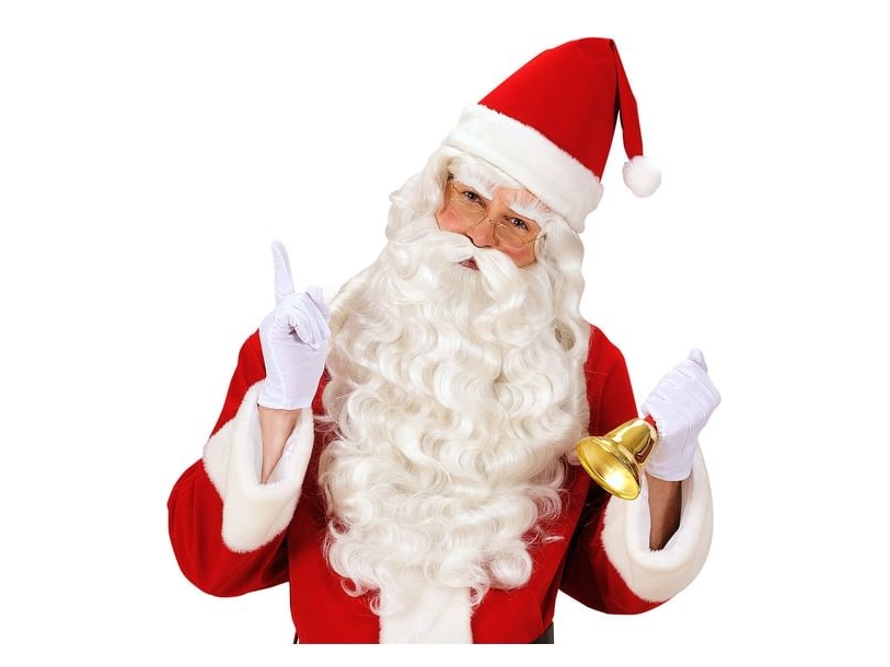 Jultomtens peruk med skägg | Leksaker - Rollek - Kostym tillbehör | GameStuff