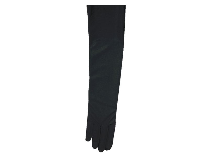 Lange Handschuhe, Schwarz