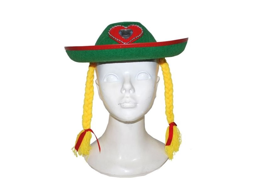 Tirolerhut Mit Zöpfen