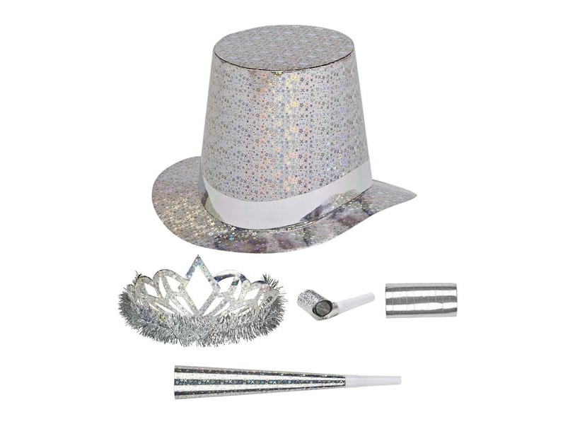 Silbernes Neujahrs-Set Für 10 Personen