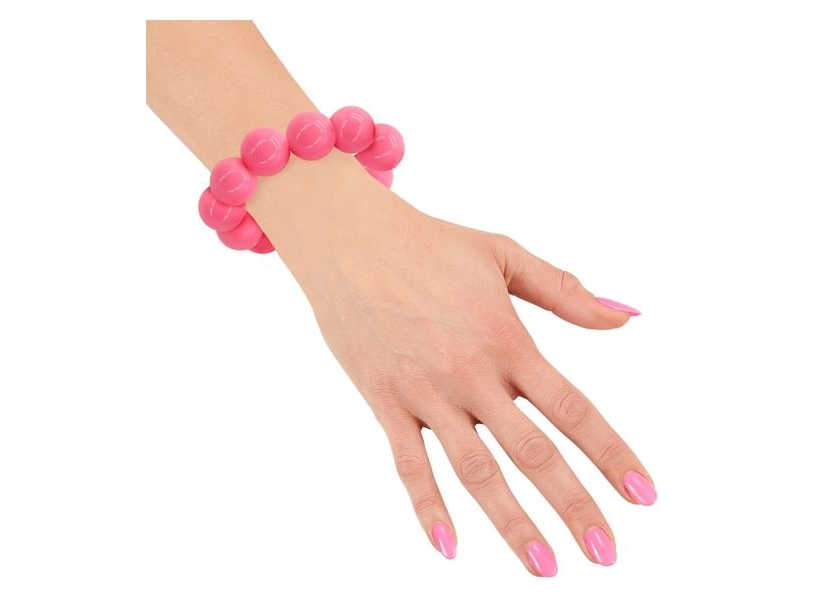 Rosa Perlenarmband