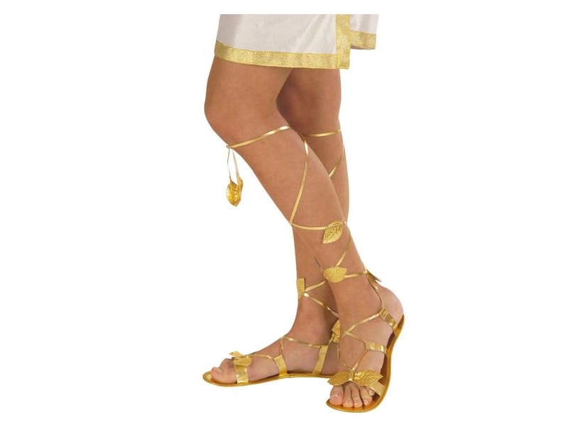 Goldene Sandalen