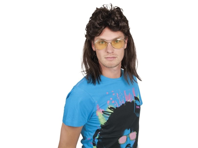 Larry-peruk, brun | Leksaker - Rollek - Kostym tillbehör | GameStuff