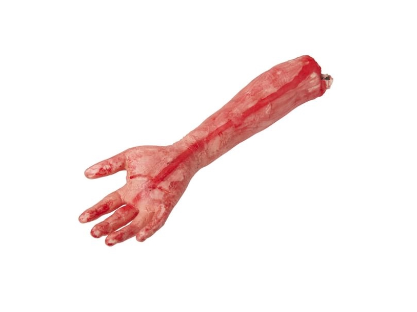 Blutiger Abgetrennter Arm