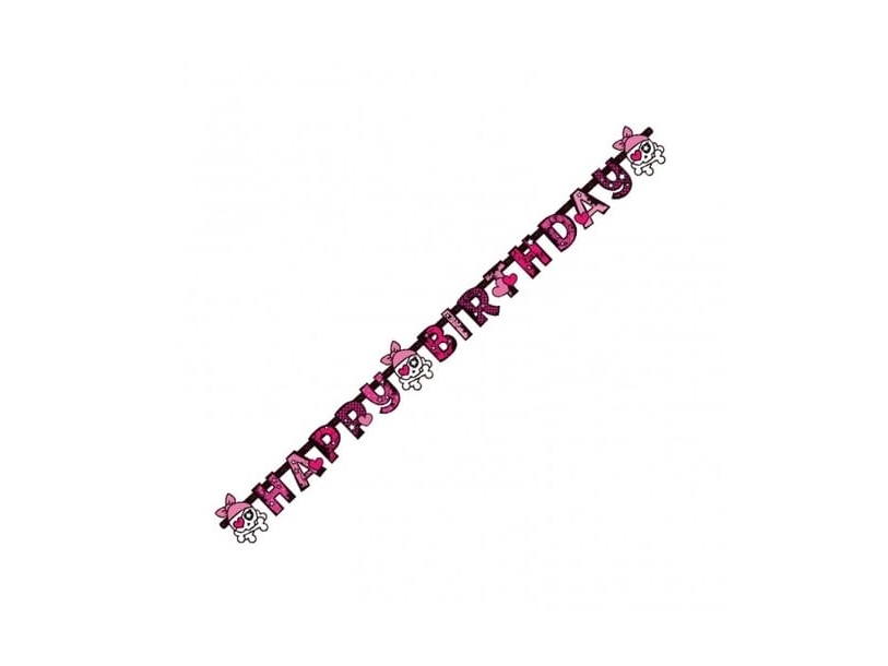 Pink Pirate Banner