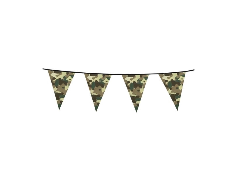 Camouflage Girlande