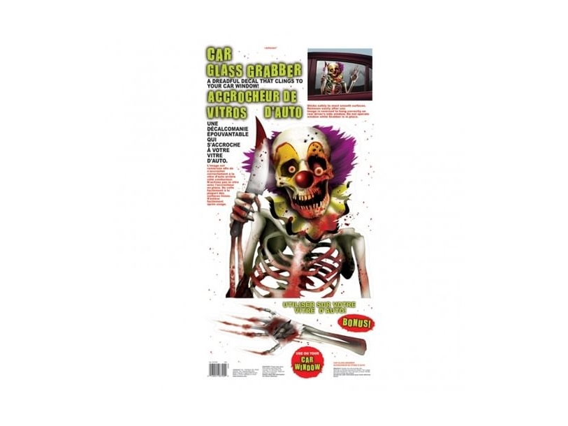Creepy Carnival vinduesdekoration til bilen