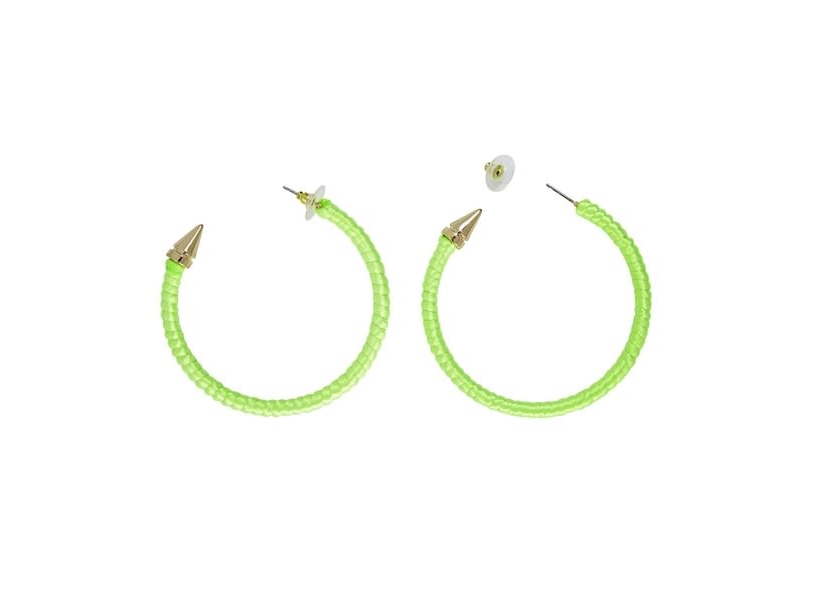 Neongröna örhängen | Leksaker - Rollek - Kostym tillbehör | GameStuff