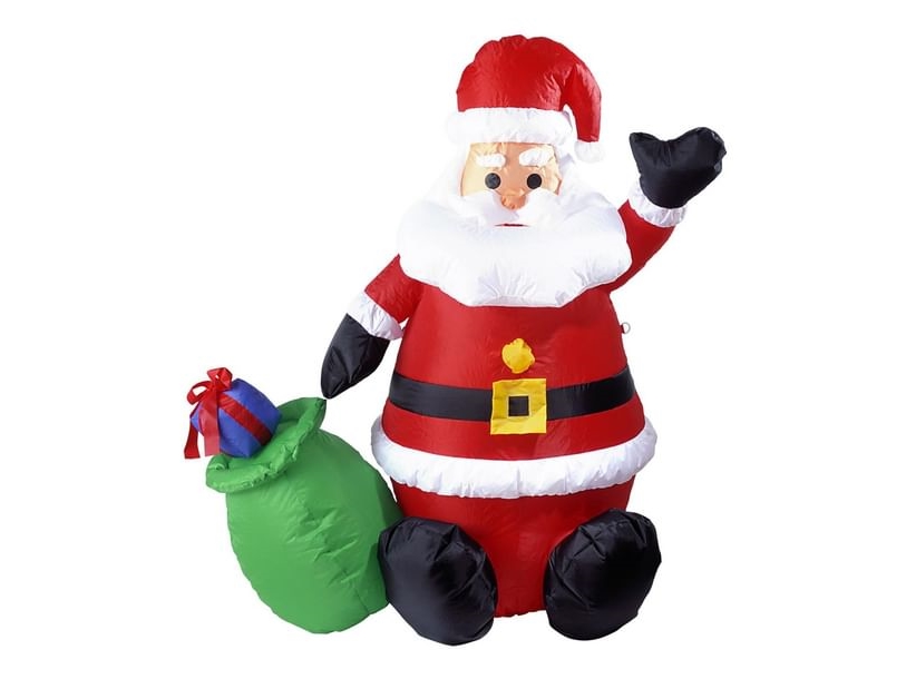 Jultomte uppblåsbar 122 cm | Catering - Dukar & Servetter - Dukar | GameStuff