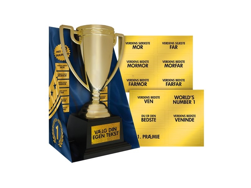 Pokal med tekst | N - A | GameStuff