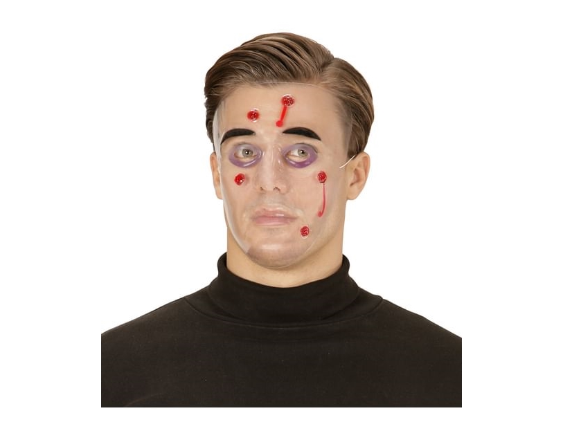 Klare Maske Mit Schussöffnungen