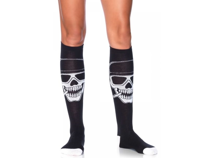 Biker Babe knæstrømper