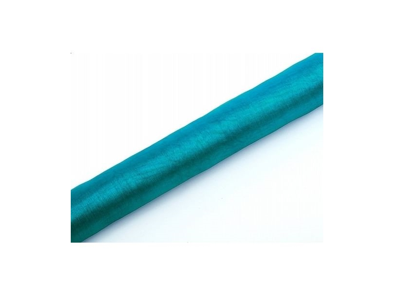 Türkisfarbener Organza