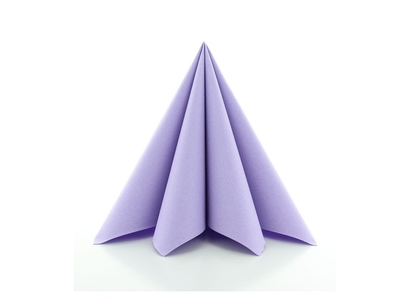 Fliederfarbene Airlaid-Servietten