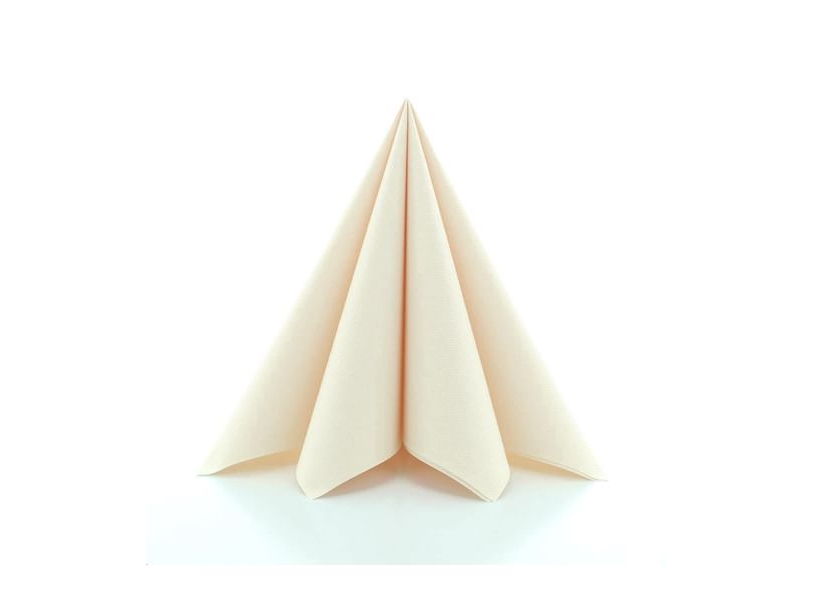 Cremefarbene Airlaid-Servietten