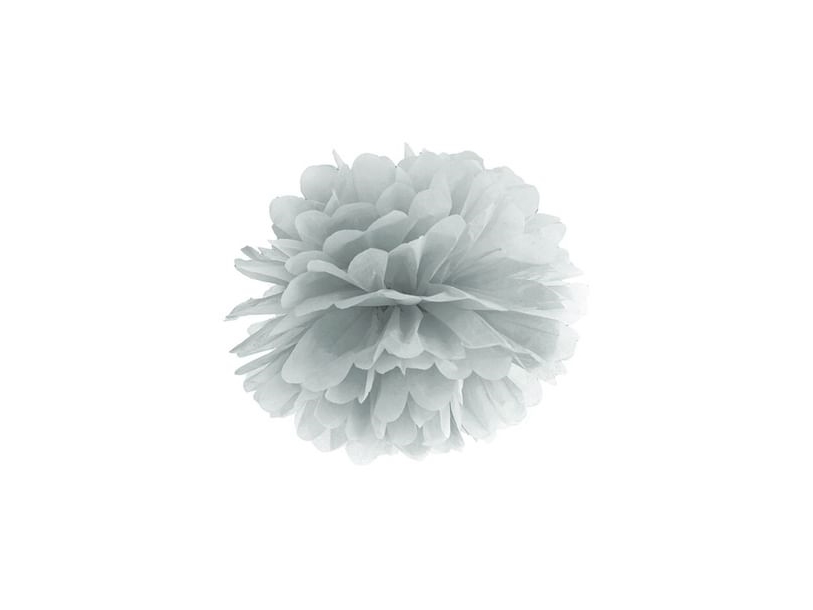 Großer Pompon Silber