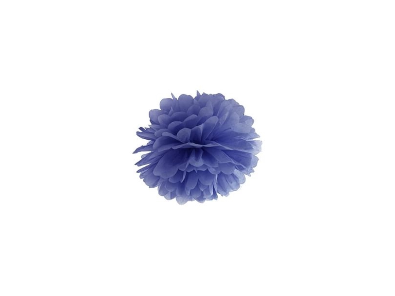 Kleiner Pompon Dunkelblau