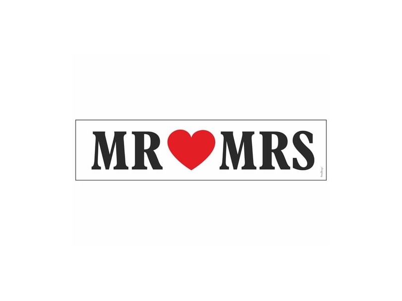 Nummernschild Mr &Amp Mrs