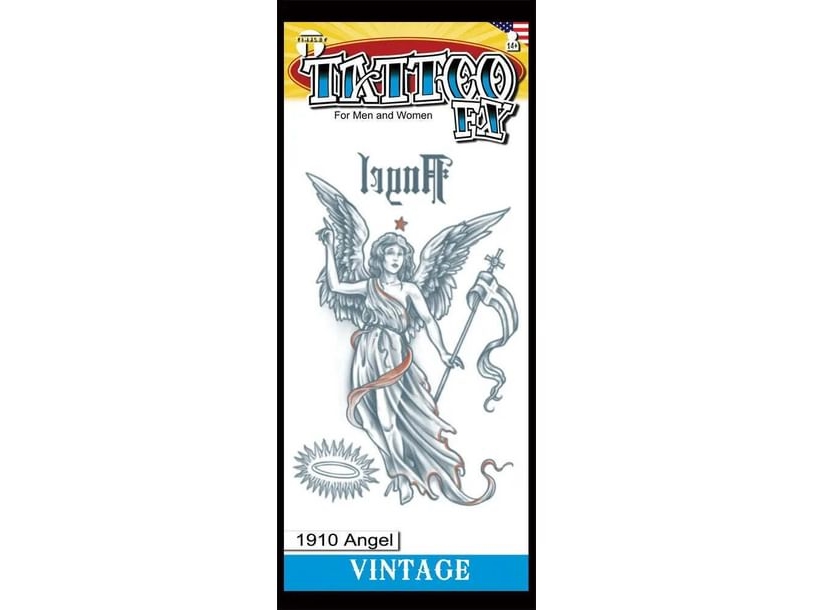 Vintage Angel Tatovering