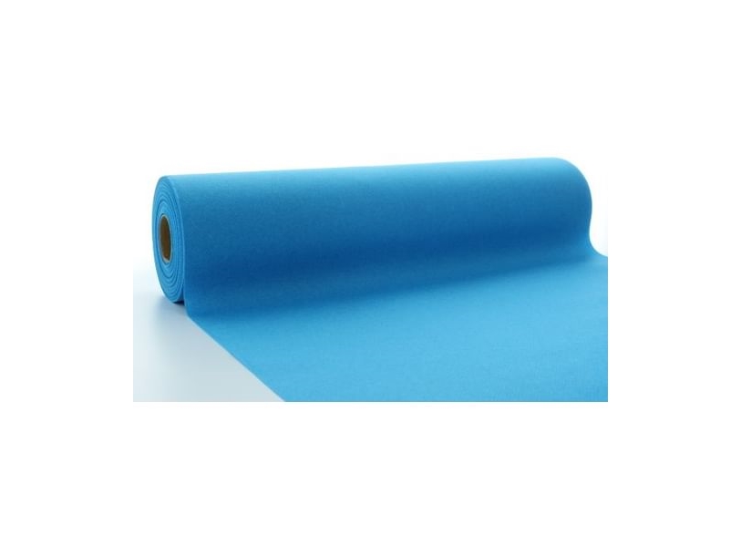 Aqua-Blaue Airlaid Tischläufer