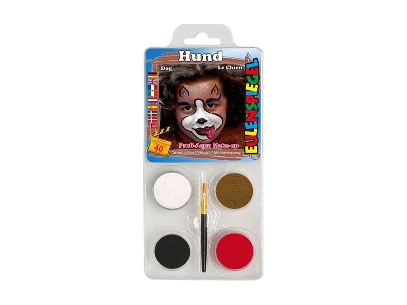 Eulenspiegel Hund Makeup