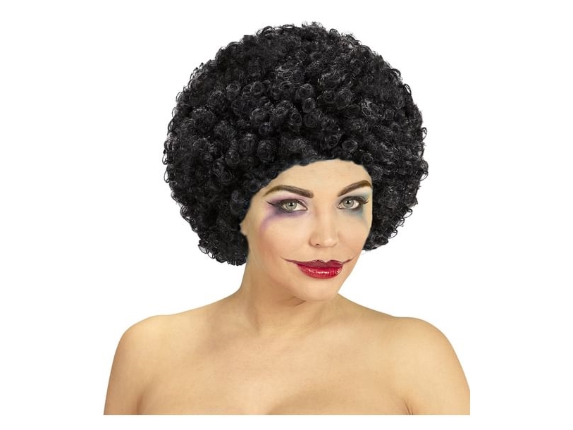 Schwarze Afro-Perücke