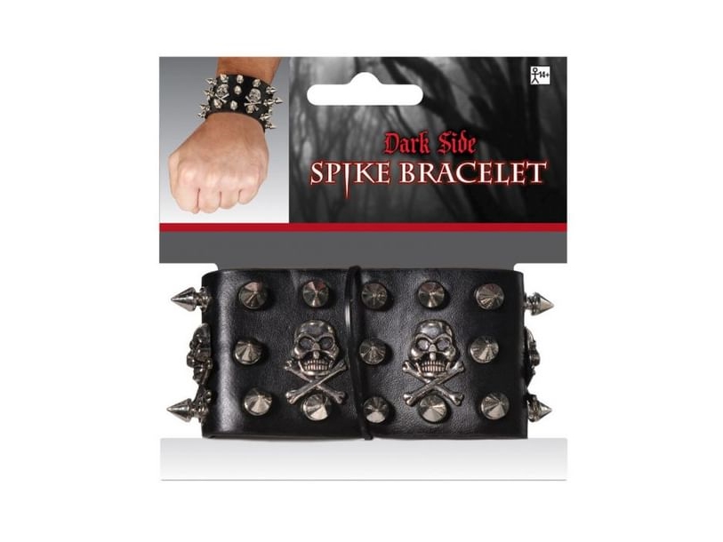 Armband Mit Stacheln Und Totenköpfen
