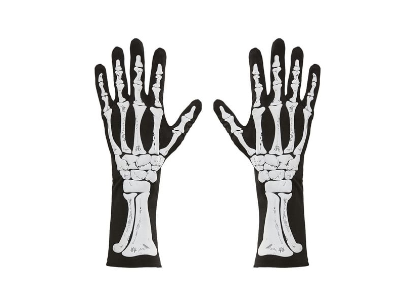 Skelett-Handschuhe 35 Cm